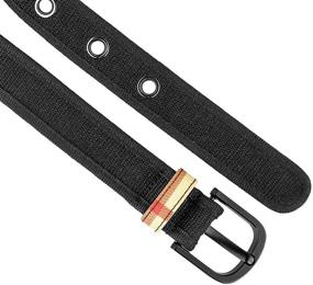 img 1 attached to Samtree Single Grommet Canvas Unisex Men's Accessories and Belts