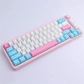 img 2 attached to 140 Keys Hyekit PBT Dye-Sublimation Milk Cover Keycaps | Cherry Profile Keyboard Keycaps for 61/87/104/108/84/64/98/96 Mechanical Keyboards