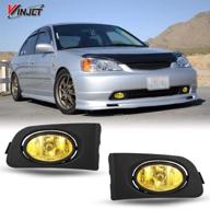 🚘 enhance your safety on the road with winjet compatible fog lights for 2001-2003 honda civic logo