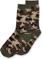 🐸 k. bell boys' fun novelty crew socks, rainforest frog pattern (charcoal heather), shoe size: 11-4 logo