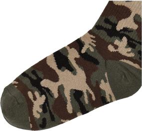 img 1 attached to 🐸 K. Bell Boys' Fun Novelty Crew Socks, Rainforest Frog Pattern (Charcoal Heather), Shoe Size: 11-4