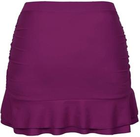 img 2 attached to 👗 Flattering and Comfortable: Hilor Women's Skirted Waisted Shirred Clothing - A Perfect Fit!