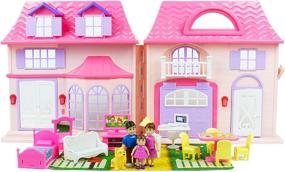 img 4 attached to 🏠 Boley American House Playset - Pretend Play for Kids
