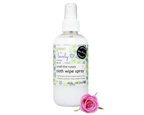 img 4 attached to 🌹 Green and Lovely's Smell the Roses Cloth Wipe Spray: 8 fl. oz. Organic Baby Bottom Wash with Natural Ingredients