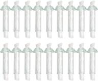 🕯️ vosarea 20pcs replacement fiberglass wicks for oil lamps, 1.7in - fiberglass candle wick, glass tube wick holder, fiberglass tiki torch wicks logo