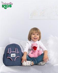img 2 attached to 🦕 Naturally KIDS Small Dinosaur Backpack - Organizing Children's Furniture, Adorable Decor & Convenient Storage Solution for Kids' Backpacks & Lunch Boxes