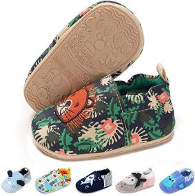 img 4 attached to TIMATEGO Boys' Slipper Sneaker Moccasins - Shoes with Slippers Comfort