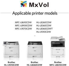 img 3 attached to 🖨️ MxVol Compatible Brother TN-436 TN-433 TN436 Toner Cartridge 1-Pack Black (TN436BK) - High Yield Toner for Brother HL-L8360CDW HL-L8260CDW MFC-L8610CDW MFC-L8900CDW Printer (Black)