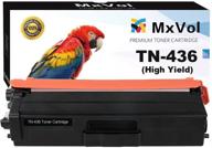 🖨️ mxvol compatible brother tn-436 tn-433 tn436 toner cartridge 1-pack black (tn436bk) - high yield toner for brother hl-l8360cdw hl-l8260cdw mfc-l8610cdw mfc-l8900cdw printer (black) logo