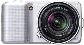 img 1 attached to 📷 Серебристая цифровая камера Sony Alpha NEX-3 с объективом 18-55 мм - 14,2 мегапикселя