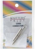 🧶 enhance your knitting experience with knitter's pride cord connectors: cable key included (3 pack) - sizes 1.25" & 2 logo