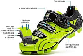 img 2 attached to 🚵 Santic Mountain Cycling Mountain Buckle Men's Shoes: The Perfect Blend of Style and Performance