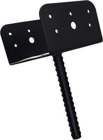 img 4 attached to Bracket Saddle Deco 6In Black