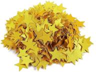 500 piece gold cutouts confetti paper logo