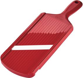 img 3 attached to 🔪 Red Kyocera Advanced Ceramic Mandolin Slicer with Double-Edged Blades and Safety Guard