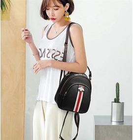 img 2 attached to 🎒 Stylish Beatfull Designer Backpack: The Perfect Fashion Shoulder Bag Handbag for Women