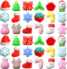 img 4 attached to 🎄 Joyful Waybla Christmas Squishies Reliever Stocking: A Magical Holiday Gift!