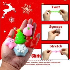 img 2 attached to 🎄 Joyful Waybla Christmas Squishies Reliever Stocking: A Magical Holiday Gift!