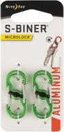 nite ize s biner microlock - алюминиевые аксессуары для интерьера для ключей. логотип