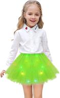 enchanting girl tutu skirts: illuminate every dance with magic light princess tulle ballet skirts logo