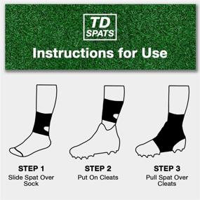 img 1 attached to TD Spats Football Cleat Covers Sports & Fitness and Team Sports