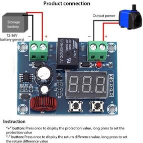 img 3 attached to ⚡ 12V-36V Цифровой защитный выключатель низкого напряжения с модулем защиты от переразряда для свинцово-кислотных и литиевых батарей