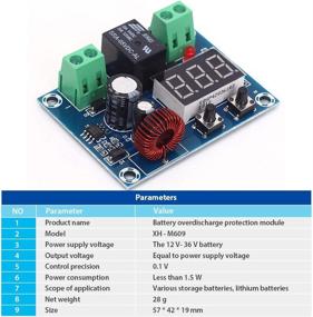 img 2 attached to ⚡ 12V-36V Цифровой защитный выключатель низкого напряжения с модулем защиты от переразряда для свинцово-кислотных и литиевых батарей