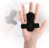 🖐️ doeplex trigger finger splint brace – stabilizing support for sprains, pain relief, mallet injury, arthritis, tendonitis – adjustable thumb brace with enhanced strips logo