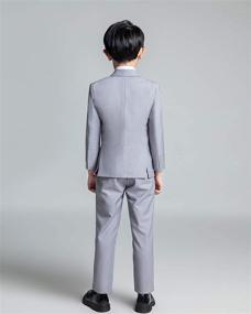 img 3 attached to 👔 Yuanlu Boys' Formal Tuxedo Bearer Clothing, Suits & Sport Coats