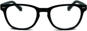 img 3 attached to In Style Eyes Relaxed Classic Bifocal Reading Glasses, Black, 3.0x: The Perfect Combination of Style and Comfort for Enhanced Vision