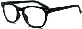 img 4 attached to In Style Eyes Relaxed Classic Bifocal Reading Glasses, Black, 3.0x: The Perfect Combination of Style and Comfort for Enhanced Vision