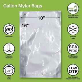 img 3 attached to 50 FoodVacBags Aluminum Resistant Long Term