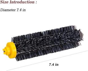 img 2 attached to 🧹 High-quality Brush Kit for Roomba 690 650 620 630 652 655 660 760 770 780 Vacuum Cleaner, Replaceable Bristle Brush & Flexible Brush Accessories