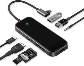 img 4 attached to Tiergrade 8 in 1 USB C Hub: 4K HDMI, Power Delivery, SD TF Card Reader, USB C Port + More for MacBook & Type C Devices