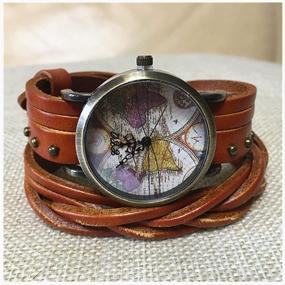 img 2 attached to MINILUJIA Travel Watches Leather Vintage