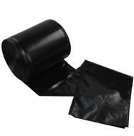 🗑️ nicesh black 6 gallon trash bags/can liners: 250 counts - high-quality waste disposal solution logo