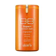 🍊 [skin79] super plus beblesh balm triple function orange bb cream #21 yellow beige (spf50/pa+++) 1.35 fl.oz. (40 ml) - enriched with vitamin complex for nourished skin, maximum coverage without discoloration logo