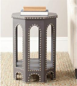 img 4 attached to Grey Safavieh Nara End Table – Enhancing Your Home Collection