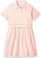 👗 lacoste mini sleeve feminine corrida girls' dress clothing logo