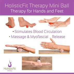 img 2 attached to 🌟 Минишарики для массажа HolisticFit Therapy - немедленное облегчение мышечной боли. Доказанно эффективны для миофасциального расслабления, глубинного массажа тканей йогой и триггерной точечной терапии. Ощутите немедленное облегчение от мышечной боли.