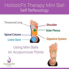 img 1 attached to 🌟 Минишарики для массажа HolisticFit Therapy - немедленное облегчение мышечной боли. Доказанно эффективны для миофасциального расслабления, глубинного массажа тканей йогой и триггерной точечной терапии. Ощутите немедленное облегчение от мышечной боли.