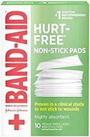 🩹 band-aid first aid pads, medium non-stick pads - 10 count (pack of 6) | extra absorbent wound dressings логотип