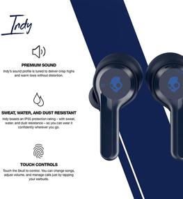 img 2 attached to Беспроводные наушники Skullcandy Indy True Wireless In-Ear - индиго (восстановленные)