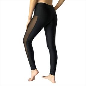 img 2 attached to Activewear Leggings Workout Gymnastics Medium