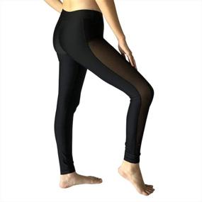 img 3 attached to Activewear Leggings Workout Gymnastics Medium