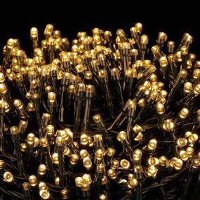 img 4 attached to 🎄 Novtech LED Christmas String Lights: 82FT 1000 LEDs - Twinkle Fairy Lights for Indoor and Outdoor Decor - Warm White