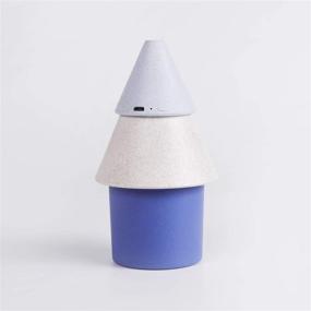 img 4 attached to PYSH Tree Humidifier for Bedroom and Office - Eco-Friendly Wheat Fiber Material, Portable and Silent, Creative Home Decoration Gift for Refreshing Air (Bluish)