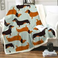 famitile dachshund blanket bedding children logo