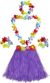 img 3 attached to Hawaiian Delight: Fortunings JDS Elastic Hawaiian Costume for the Ultimate Tropical Vibe!