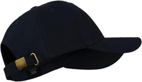 img 1 attached to Classic Adjustable Baseball Cap for Men and Women - Low Profile Design and Solid Color Options